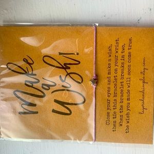 Make A Wish bracelet